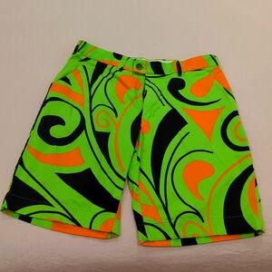 Loudmouth Men's Swirl Golf Shorts